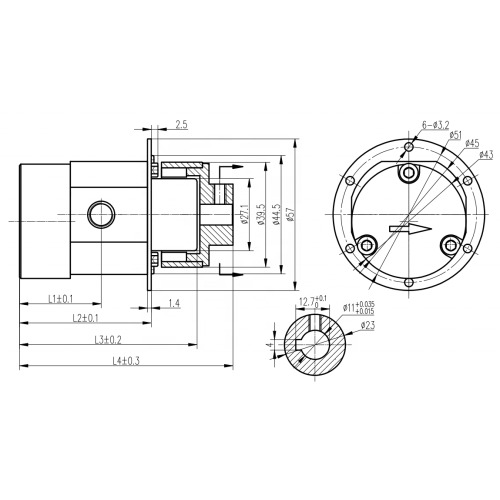 PPS -Materialienpumpenkopf